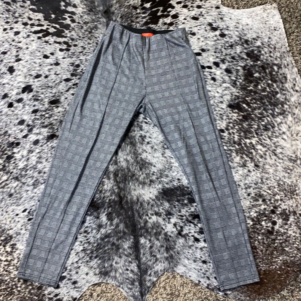 Office Pants Plaid Slacks (leggings)